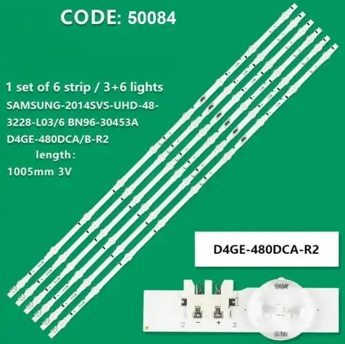 Samsung 48" Set LED-Leiste 12 Stück 2014SVS48F
