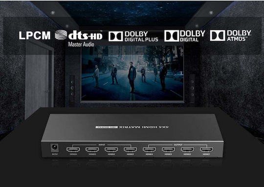 Manhattan Idata Hdmi-mx44m Hdmi Matrix 4x4 4k