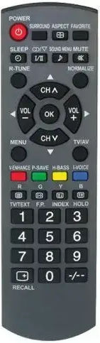 Panasonic RM-932M Echtes Fernbedienung Τηλεόρασης