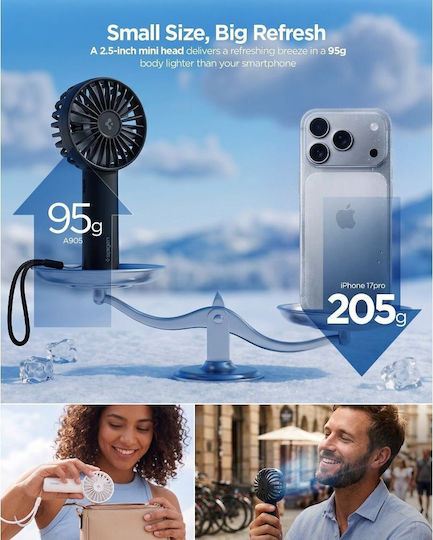 Spigen Handheld Fan Black AHP10454