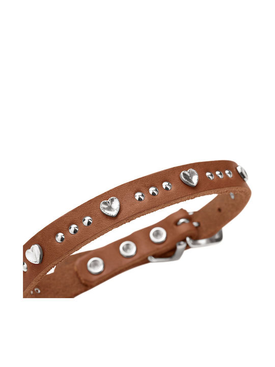 Guler Pentru Câini Hunter Aalborg Hearts Piele Naturală Xxs-xs 27 Cm Guler Pentru Câini Hunter Aalborg Hearts Piele Naturală Xxs-xs 27 Cm