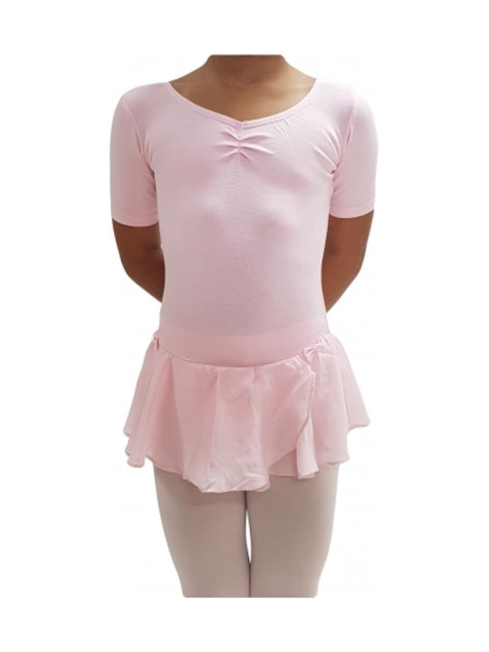 Kinder-Tanzbekleidung Kurzes Bodys Rock Ballet Rosa