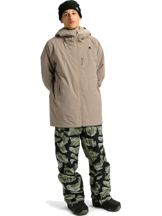 Burton 302531AH2 Ανδρικό Μπουφάν για Σκι & Snowboard Καφέ