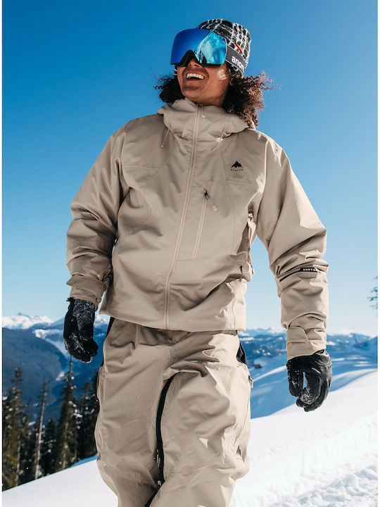 Burton 302531AH2 Ανδρικό Μπουφάν για Σκι & Snowboard Καφέ