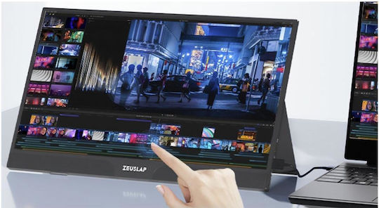 Zeuslap IPS HDR Portable Monitor 15.6" FHD 1920x1080 Silver