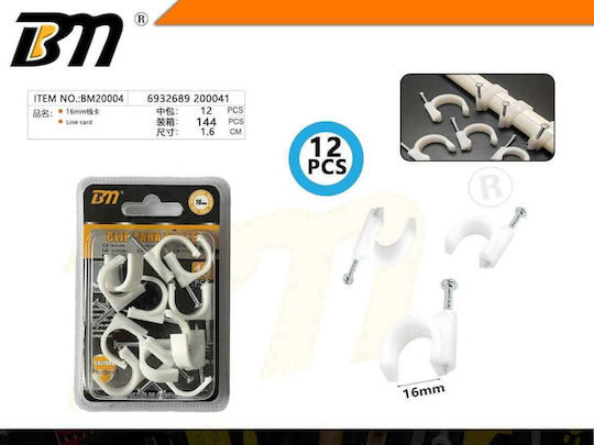 Wire Clips Cable Roka 12 Pieces 200041
