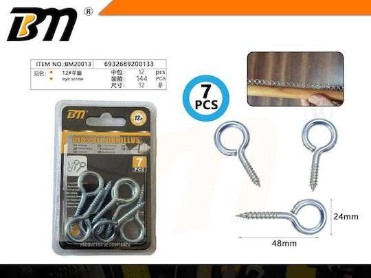 Eye Bolt Galvanized 7pcs