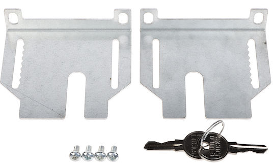 Încuietoare Sertar Dulap Rack 19 2u 320mm Negru Unelte Echipamente Documente