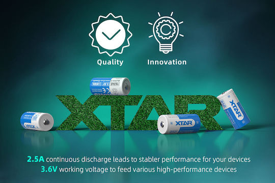 XTAR Επαναφορτιζόμενη Μπαταρία 16340 Li-ion 850mAh 3.7V 1τμχ