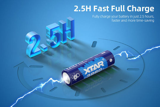 XTAR Rechargeable Battery Li-ion 2500mAh 1.5V