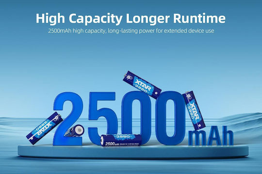XTAR Rechargeable Battery Li-ion 2500mAh 1.5V