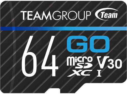 TeamGroup GO Card Micro microSDXC 64GB U3 V30 UHS-I cu adaptor