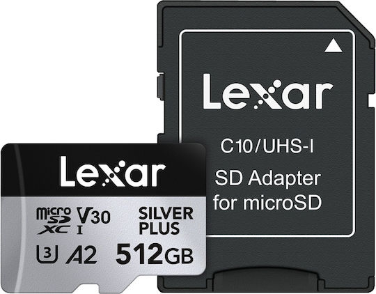 Lexar Plus microSDXC 128GB Geschwindigkeitsklasse 10 mit Adapter