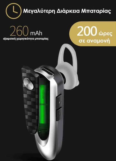 Fineblue HF-68 Earbud Bluetooth Handsfree Ακουστικό Μαύρο
