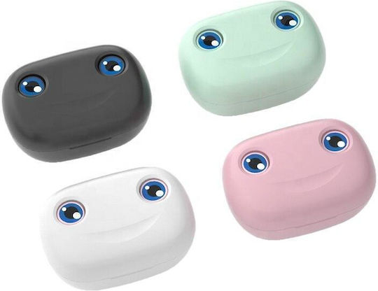 Nubi E6 Mini In-ear Bluetooth Handsfree Ακουστικά με Αντοχή στον Ιδρώτα και Θήκη Φόρτισης Μαύρα