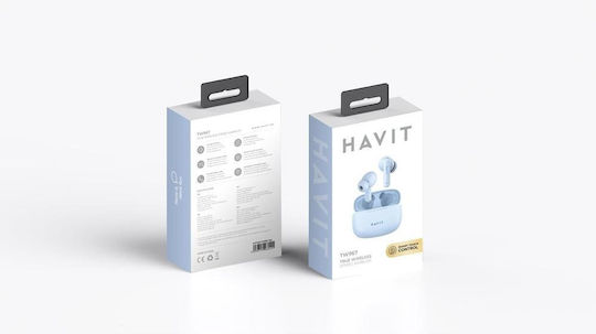 Havit TW967 In-ear Bluetooth Handsfree Earphones with Charging Case Blue