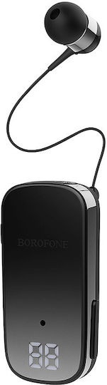 Borofone K58 In-ear Bluetooth Handsfree Ακουστικό Πέτου Μαύρο