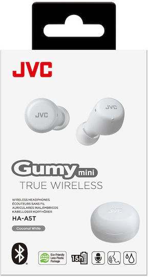 JVC Gumy Mini True Wireless In ear Bluetooth хендсфри Слушалки с Устойчивост на Пот и Кутийка за Зареждане Matcha Green