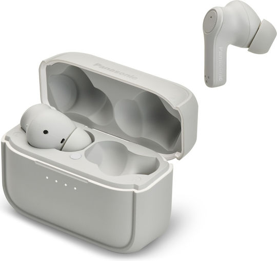 Panasonic RZ-B210W In-ear Bluetooth Handsfree Ακουστικά με Αντοχή στον Ιδρώτα και Θήκη Φόρτισης Λευκά