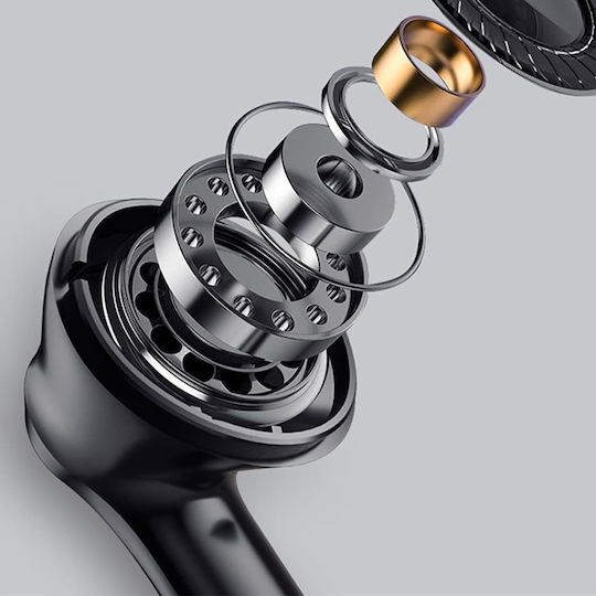 Lenovo X15 Pro Earbud Bluetooth Handsfree Ακουστικά με Αντοχή στον Ιδρώτα και Θήκη Φόρτισης Μαύρα