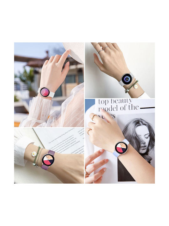 Sonique Силиконова Кайшка Тъмносин (Galaxy Watch4/5/6/7/FE/4 Classic/6 Classic/5 ProHuawei Watch GT2 / GT3 (42mm) / GT3 Pro (43mm)Amazfit GTS 4)