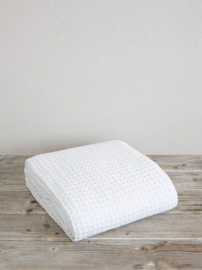 Nima Single Hotel Blanket Pique White 170x270cm 4 Pieces Comfy