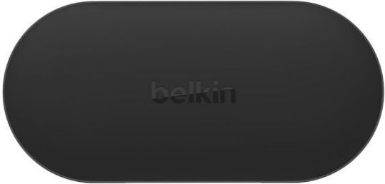 Belkin Soundform Play True In-ear Bluetooth Handsfree Ακουστικά με Αντοχή στον Ιδρώτα και Θήκη Φόρτισης Μαύρα