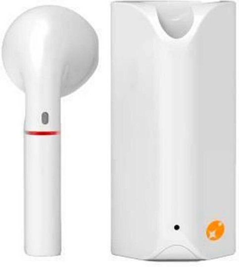 XO BE27 Earbud Bluetooth Handsfree Ακουστικό με Θήκη Φόρτισης Λευκό