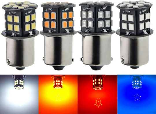 Лампи Автомобила PY21W-BAU15s LED 6500К Хладно бяло 12V 1бр