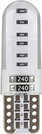 Лампи Автомобила & Мотоциклета Cob T10 / W5W Canbus LED Червен 12V 2бр