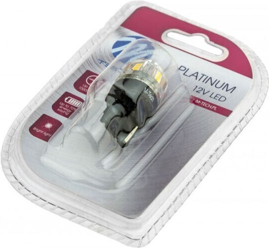 M-Tech Lamps Car & Motorcycle T20 / W21W Canbus LED White 12-24V 3.2W 1pcs