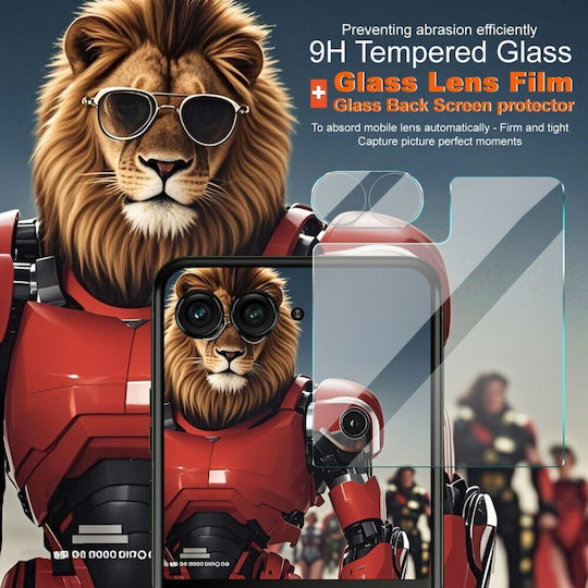 Imak Camera Protection Tempered Glass Transparent for Motorola Razr 50 Ultra 5G Razr 70 Plus 5G