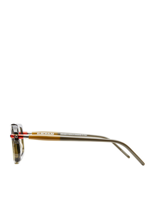 Kuboraum Unisex Sunglasses with Green Frame