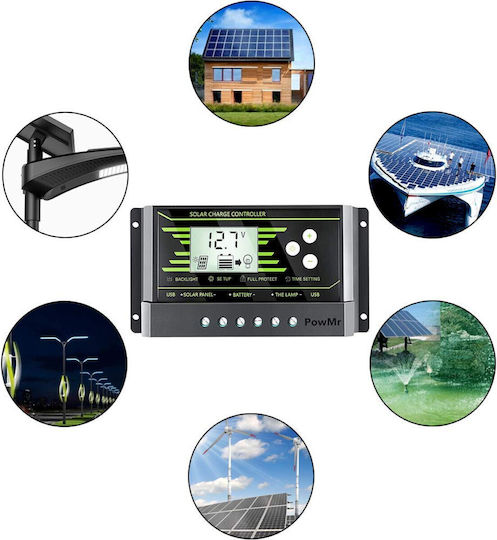 Solar Laderegler 12V 30A