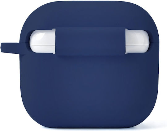 Etteri Калъф от силикон с кука в тъмносин цвят за Apple AirPods 3