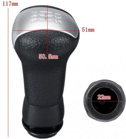 Carman Shift Knob X Trail Qashqai J10 Gear Shift for Nissan X-Trail 2006-2013 Black