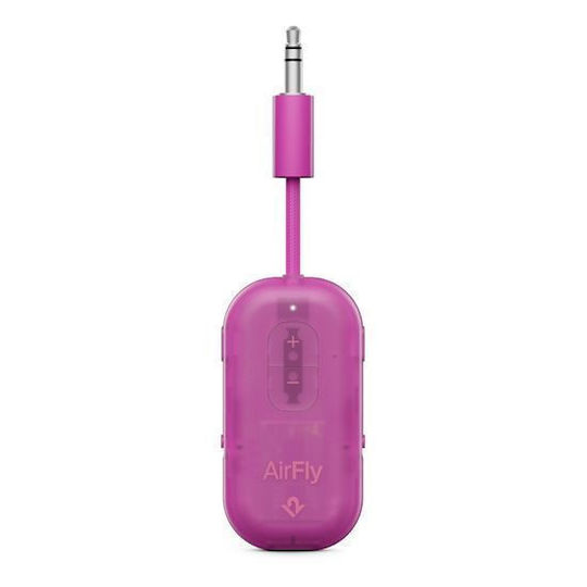 Twelve South Bluetooth Audio Adapter 3.5mm Jack Plug Model Airfly Pro 2 Fuchsia