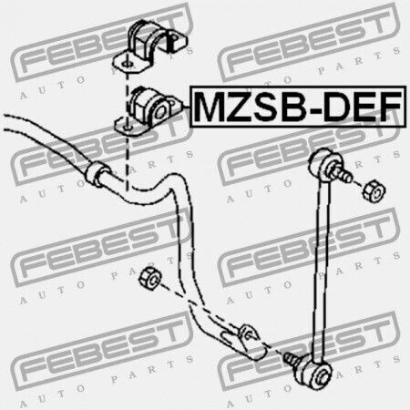 Μπροστινός Δακτύλιος Σταθεροποιητή Mazda 2 De 2007-2010 Eu Df71-34-156