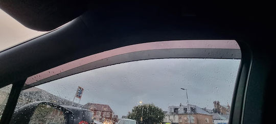 Auto Windschutzscheiben Set Vorder- und Rückseite für Renault Clio Mitsubishi Colt 4 Stück