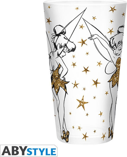 Abysse Tinkerbell Glass Cup in Gold Colour 400ml