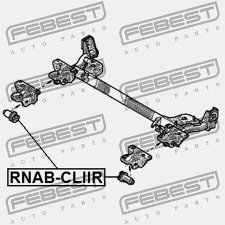 Κουζινέτο Οπίσθιας Δοκού Renault Clio Ii 1998-2005 8200042594