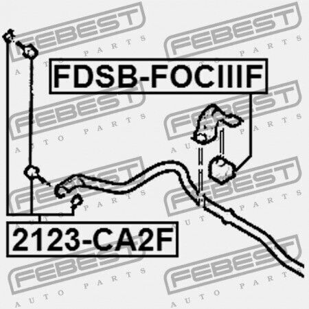 Μπροστινός Δακτύλιος Σταθεροποιητή Ford Focus Cb8 2011 Eu 1715440