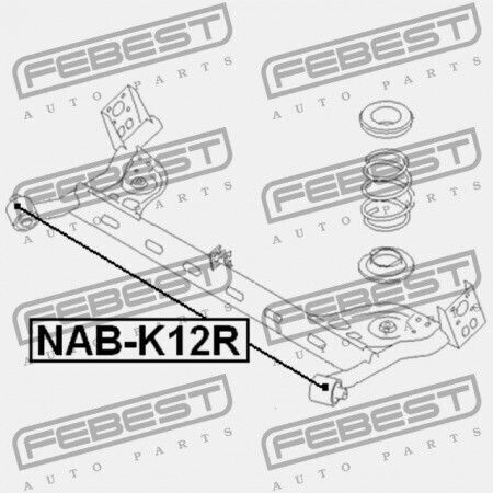 Κουζινέτο Πίσω Δοκού Nissan Tiida Jpn Μάρκα C11 2005.08-2012.06 Gl 55501-bc64b