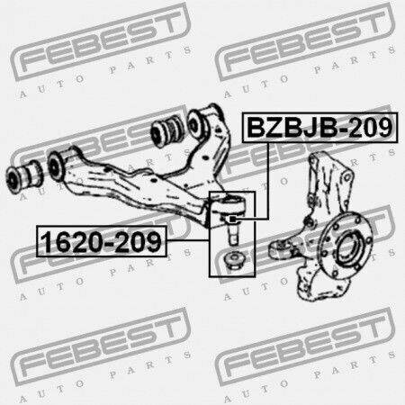 Știft Față Braț Inferior Control Mercedes-Benz Sprinter 906 2005-2013 A9063304007