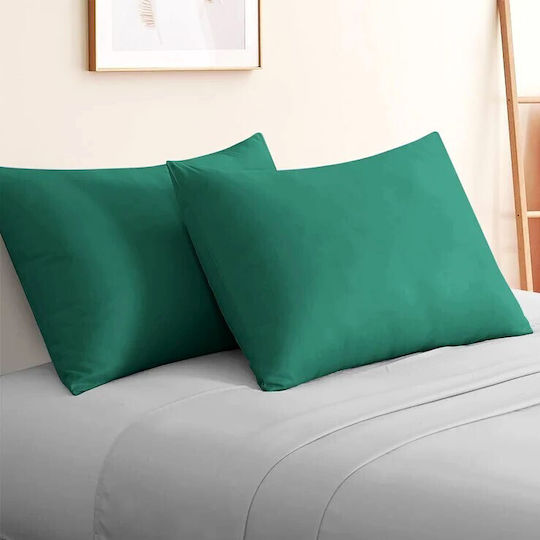 Kotonia Home Module Cu Plic De Acoperire Fete De Pernă Verzi 50x70cm