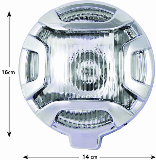Autoline Τετράγωνοι Προβολείς Αυτοκινήτου B Universal 12V 55W 8cm 2τμχ