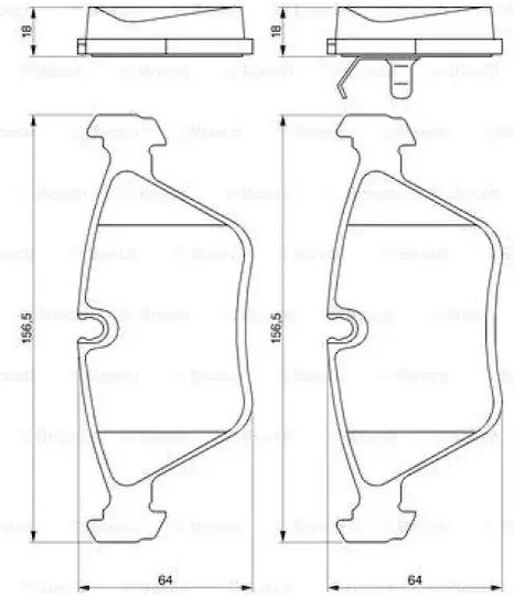 Bosch Disc Brake Pad Set
