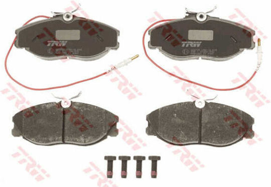 Front Brake Disc Pad Set Trw Caliper Guide Bolt Supplements Citroen Xsara Zx Peugeot 306 406 607 2.0 2.0d 2.2