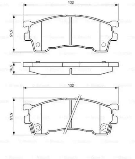 Bosch Disc Brake Pad Set