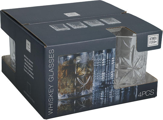 Vilde Set Pahare Whiskey Sticlă 290ml 4 Bucăți